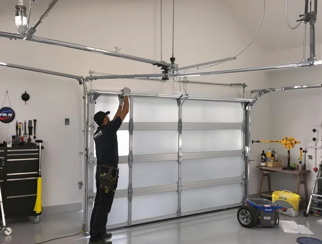 Gardena Garage Door Repair certified team performing precision garage door installation in Gardena
