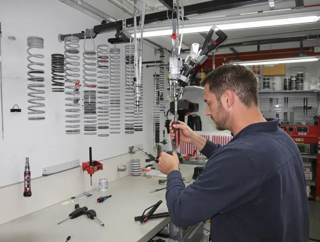 Gardena Garage Door Repair safety certified technician performing precision spring replacement in Gardena